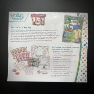 Pokémon Scarlet & Violet 151 - Elite Trainer Box - Afbeelding 2